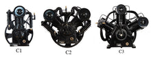 Load image into Gallery viewer, Castair, 3.5 HP Single Stage, I2 Cylinder Air Compressor Bare Pump, with 12 Flywheel OD, 16 oz. Oil Capacity S755

