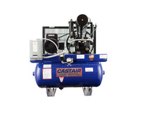 Load image into Gallery viewer, Castair 5HP Single Phase Industrial Air Compressor  Horizontal Tank w/ Mounted Starter - I513HC1-S
