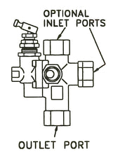 Load image into Gallery viewer, Castair 1/2"NPT-F 1/2" NPT-F Outlet Vent Outlet 3/8" NPT 25 Max. CFM Gas Engine 3 Way Pilot Valve NG-1

