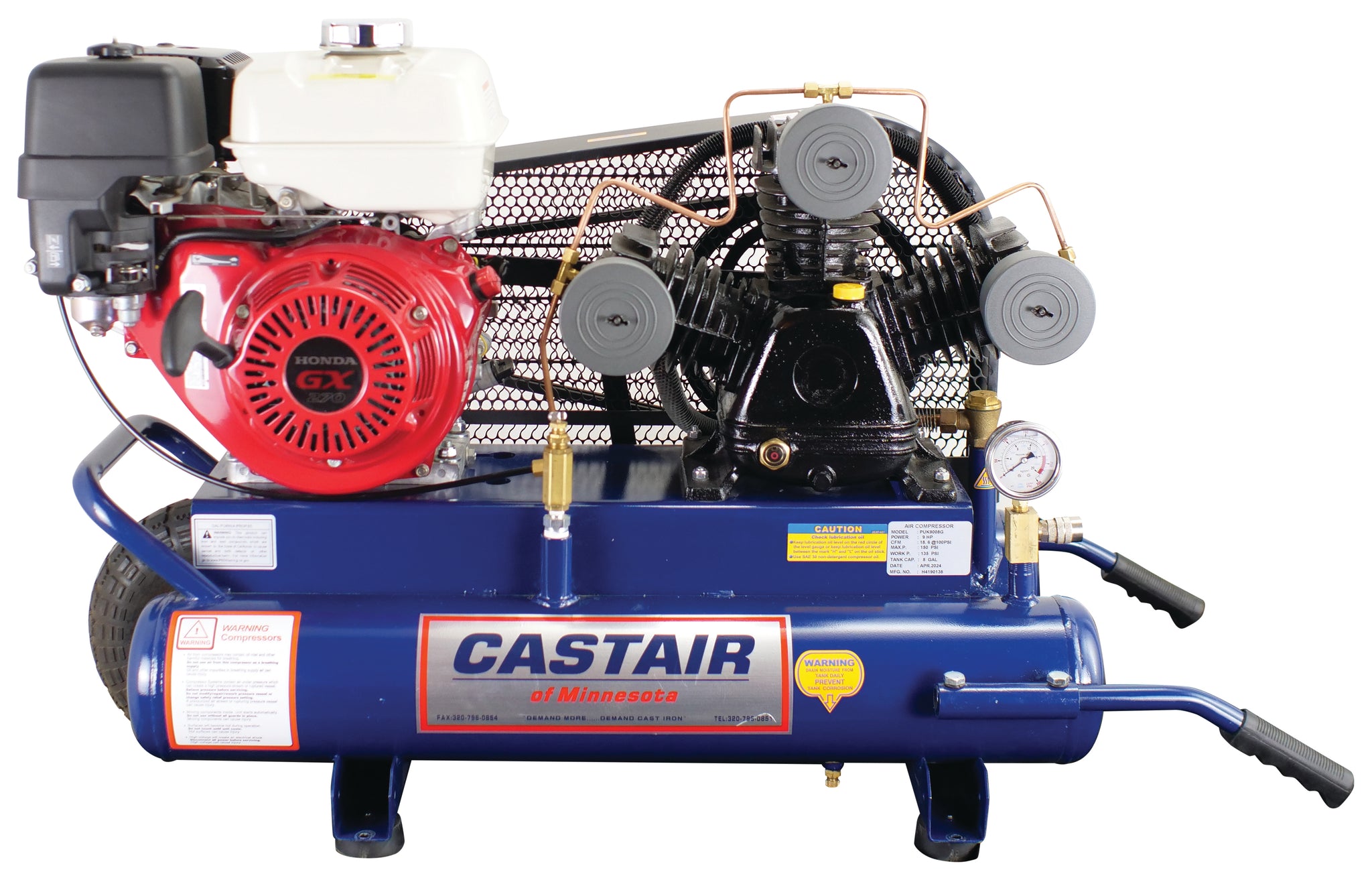 Heavy Duty Shop Air Compressor Contractor Series - Model No